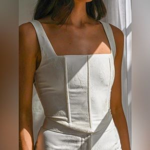 Yllw the Label Lillian Corset Top size Medium